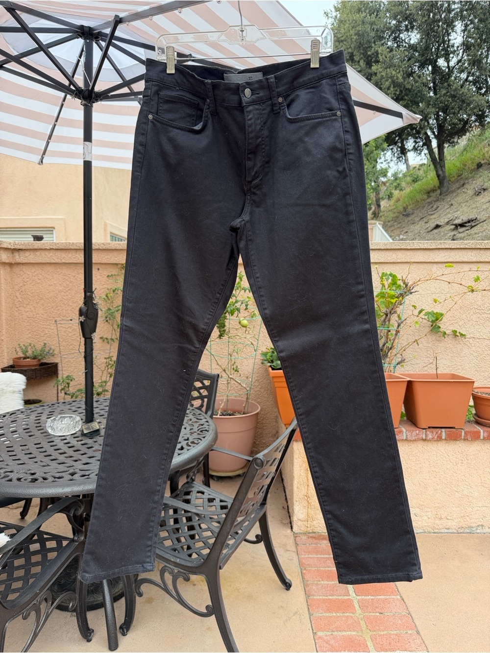 Joe's Jeans Black Straight-Leg Men’s Pants